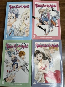 Your Lie In April Vols 1-4 Manga Inglés Naoshi Arakawa - Imagen 1 de 6
