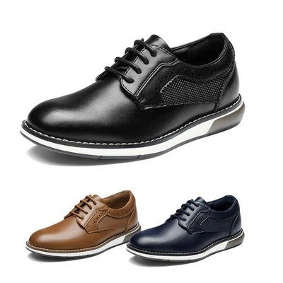 Niños Niños Zapatos Oxford Zapatos de Vestir Formales Informales Zapatos con Cordones Zapatos Cómodos Foto 1 de 4