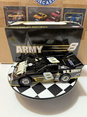 RARE* MARK MARTIN #8 ARMY ADC LATE MODEL DIRT CAR 2007 1/24 DIECAST - Image 1 of 4