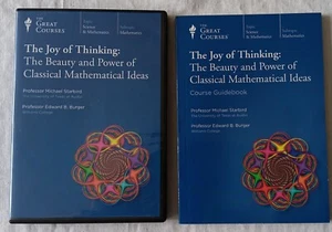 ⭐ The Great Courses Joy of Thinking Power Classical Math Ideas 4 DVDs Guidebook - Imagen 1 de 6