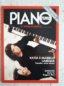 Piano Time la rivista di musica N.64/65 anno 1988 Katia e Marielle Labèque - Picture 1 of 1