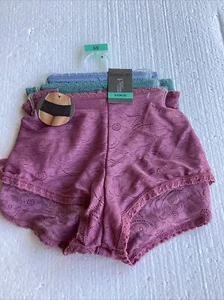 SECRET TREASURES LADIES WOMENS BOYSHORTS PANTIES 3 PACK SZ S 5 - Picture 1 of 5