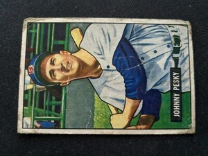 1951 Bowman Baseball Card # 15 Johnny Pesky - Boston Red Sox (GD) - Picture 1 of 3