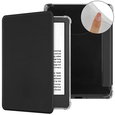 For Kindle Paperwhite 12th Gen 7" 2024/11th Gen Smart Leather Shockproof Case - Image 1 of 4