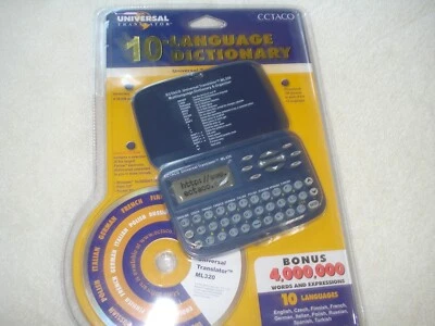 ectaco 10 language dictionary with cd new - Image 1 of 4