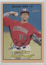 2016 Heritage Minor League Edition Real One Peach Border /25 Dillon Tate Auto