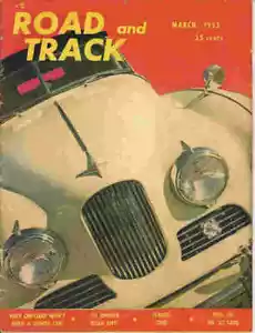 Road & Track 1953 March jowett Jupiter 1936 cord lemans BMW Lincoln road race v8 - Imagen 1 de 1