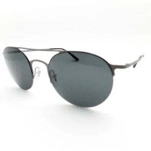 Nuevas gafas de sol auténticas Giorgio Armani 6023 3032/87 UV gris metal mate - Imagen 1 de 3