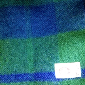 Handwoven Brushed Wool Lap Blanket by Cambrian Woollen Mills of Wales, UK - Picture 1 of 3