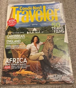 Condé Nast Traveler September 2005 Ashley Judd Cover, 50 Top Travel Films New - Imagen 1 de 2