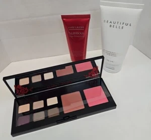 NEW 3 Estee Lauder Pure Color Eyeshadow Blush Palette Cleansing Foam Body Lotion - Picture 1 of 7