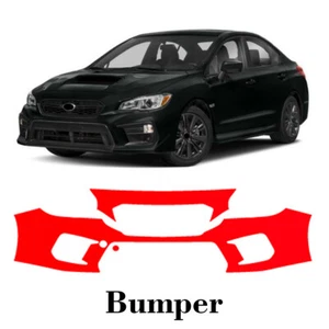 Front bumper PreCut PPF Paint Protection Film For Subaru WRX 2018-2021 - Picture 1 of 7