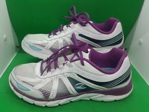 Easy Spirit e360 Women's Athletic Sneakers Shoes Size 9.5M White/Purple/Blue - Picture 1 of 11