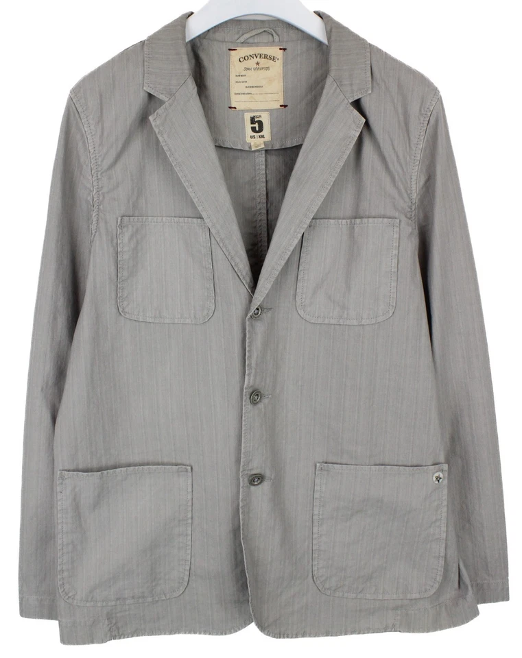 John Varvatos X Converse Blazer Herren ~XL* Einreihig Gestreift Ungefuttert - Bild 1 von 4