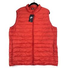 Macpac Uber Puffer Vest Down 650 Fill Red Size 3XL New $179
