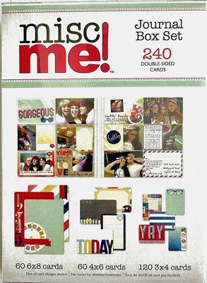 Bo Bunny Modern Miss [JUEGO DE CAJA DE DIARIO] 240 tarjetas de doble cara - Ahorra 65% Foto 1 de 3