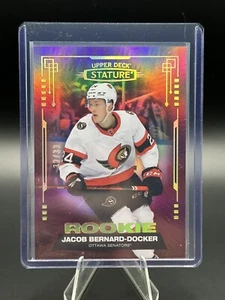 2021-22 Stature Rookie Jacob Bernard-Docker/33 Foto Variante Senatoren #182 - Bild 1 von 4