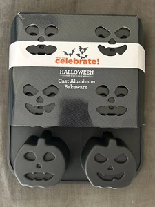 Way To Celebrate Aluminiumguss Halloween Kürbis Metall Backform Pfanne - Bild 1 von 2