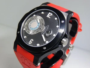 Jean-Mairet & Gillman World Time Sport S.Gmt.sb.silrub Ltd 45mm Lnib / Uw - Foto 1 di 12