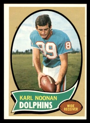 1970 Topps Football #223 Karl Noonan EX/MT *d10 - Image 1 of 2