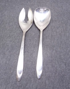 Juego de servir Meriden Silverplate Co. FIRST LADY - tenedor y cuchara 7 1/2" - Imagen 1 de 4