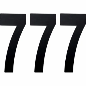 Factory Effex - FX02-4477 - Standard Number 8in., No.7 - Black (3 Pack) - Picture 1 of 4