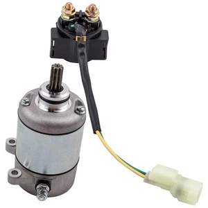 Starter & Relay Solenoid for Honda TRX250TM TRX250EX TE Recon 250 2005-2017 2010 - Picture 1 of 12
