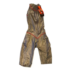 TYR donna uranio/rosso Aquashift corto John zipback taglia 26 US 7/8 NUOVO ASZS6A - Foto 1 di 5
