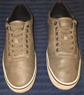 Tommy Hilfiger Mens Paige-c Gray Fashion Lace-up Tie Sneakers Shoes Size 9.5 - Image 1 of 4