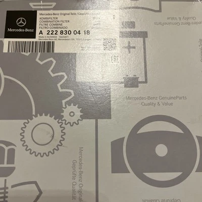 Filtro combinado Mercedes Benz OEM A 222 830 04 18 Foto 1 de 4
