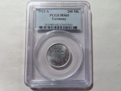 Q38 Germany 1923-A 200 Mark PCGS MS-65 - Image 1 of 2