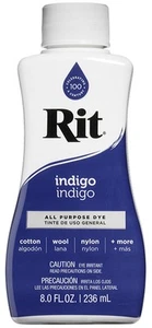 Rit Dye Liquid-Indigo 8-88670 - Picture 1 of 6