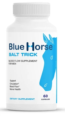 ( 1 Pack ) Blue Horse Salt Trick - Our Best Blood Flow Supplement for Men - Image 1 of 4