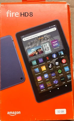 Amazon Fire HD 8 12th Gen. 32GB , Wi-Fi, 8" - Denim (Lockscreen Ad-Supported) - Image 1 of 2