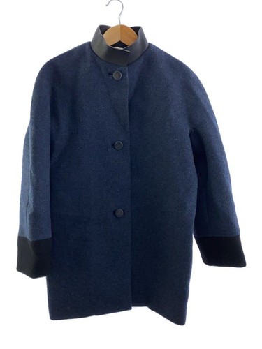 BALENCIAGA altro cappotto Chester 34 lana blu navy tinta unita 305708 TDJ34