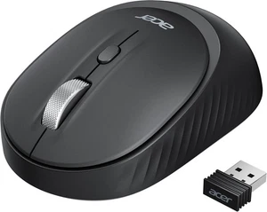 acer Bluetooth Mouse, 1600 DPI Wireless Mouse Portable, Dual Mode Black - Picture 1 of 8