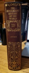 VTG 1905 Vol. XXV The Historians History Of The World, Index Hardcover Book - Picture 1 of 12
