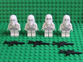 Lot Snowtrooper Hoth 4483 Star Wars LEGO Minifigures Snow Trooper TT54