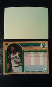 Doug West Minn Timberwolves 1992 - 1993 Fleer Blank Front Error WOW #139 - Picture 1 of 1