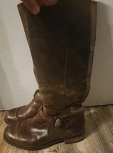 Ariat 10006782 Highland Tall Boots Leather Suede Zip Women’s 7B Brown - Picture 1 of 6