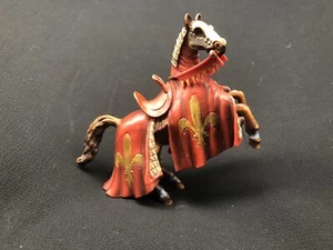 Schleich World of Knights Prince's Criared Horse (Rojo) 2003 #70018 Retirado - Imagen 1 de 10