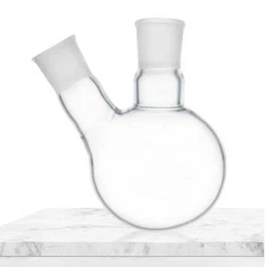 Transparent Quartz Flask, 50ml-1000ml, 3 Standard Joints, Labware Supply - Picture 1 of 10