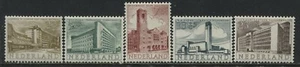 Netherlands Buildings Semi-Postal set of 5 unmounted mint NH - Picture 1 of 1