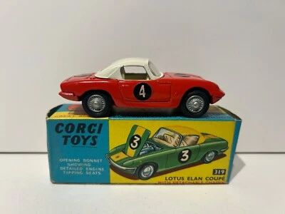Corgi Toys 319 Lotus Elan coupe, Boxed, Original, Rare, 1960's Vintage - Image 1 of 4