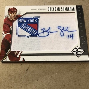 Rare Brendan Shanahan 2012-13 Panini Limited Hockey Monikers Patch AUTO /15 - Picture 1 of 7