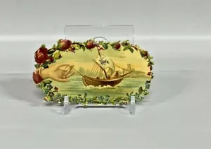 Vintage Victorian Die Cut Embossed Love Greeting Card - Picture 1 of 2