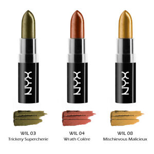 1 NYX Wicked Lippies Metallic Lipstick "Pick Your 1 Color" Joy's cosmetics