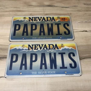 Juego a juego de matrículas de NEVADA (El Estado de Plata) PAPAWIS - Imagen 1 de 2