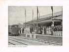 Railway Enterprise In The Malay Peninsula Antique Picture Print 1906 TKE#34
