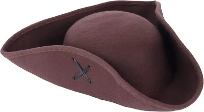 Sombrero Pirata para Adultos Hombre y Mujer Disfraz Tricornio Sombrero Foto 1 de 4